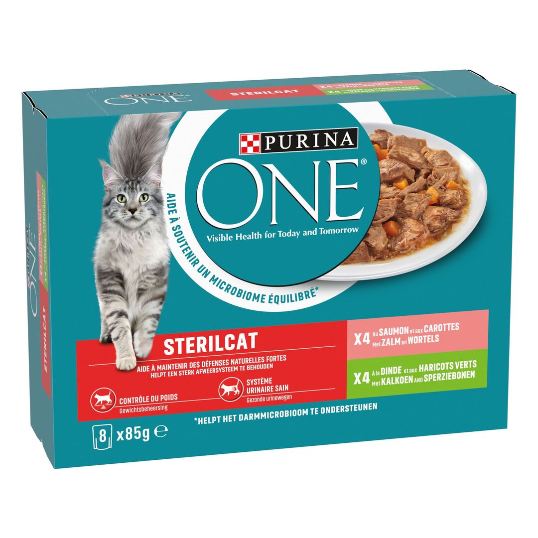 Nat kattenvoer voor gesteriliseerde katten Purina ONE® Sterilcat